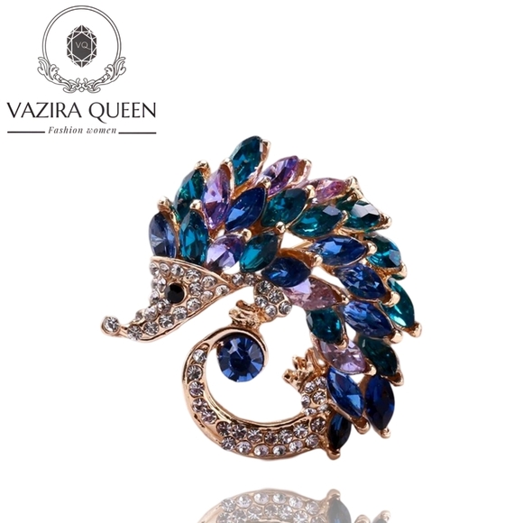 VQ Hedgehog Brooch - Picture 1 of 8